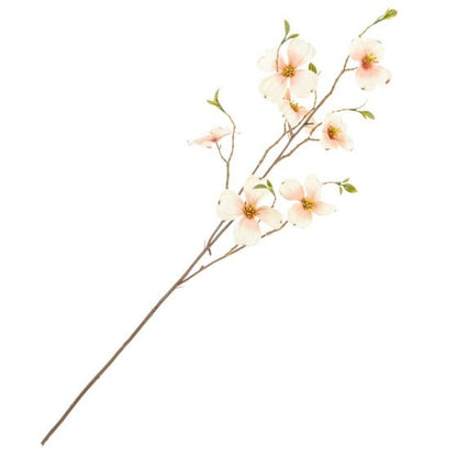 Kunstbloem Dogwood Roze – Zijdenbloem 75 cm