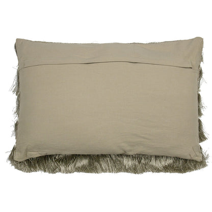 Goldenes Kissen mit Fransen – 40×60 cm