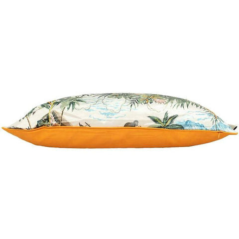 Kussen Jungleprint – Kleurrijke Woudsfeer met Velvet Touch