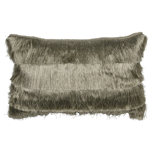 Gouden kussen met franjes van Mars & More – fluweelzacht luxe design