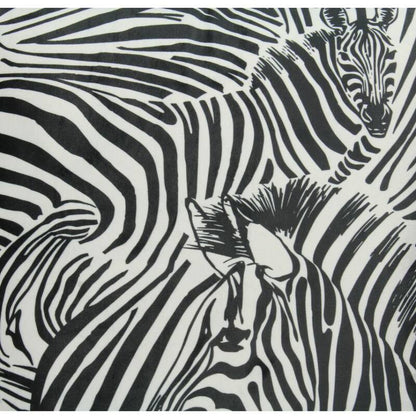Zebra Samtkissen Schwarz und Weiß – Stilvoll und Wild