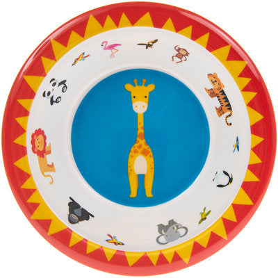 Kinderkom met vrolijke dierenprint – melamine – Ø13 cm – Lesser & Pavey