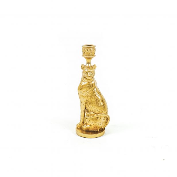 Leopard Candle Holder – Available in Gold &amp; Black