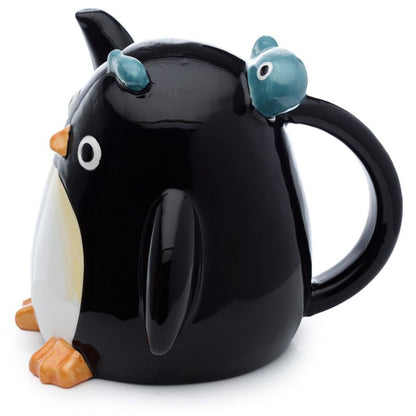 Upside Down Pinguin Tasse – Lustiges Design (400 ml)
