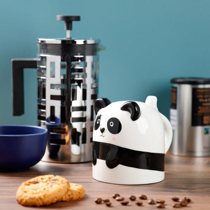Upside down panda mok als schattige mok en decoratie