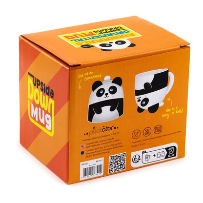 Panda Mok "Upside Down" – 2-in-1 Ornament (500 ml)