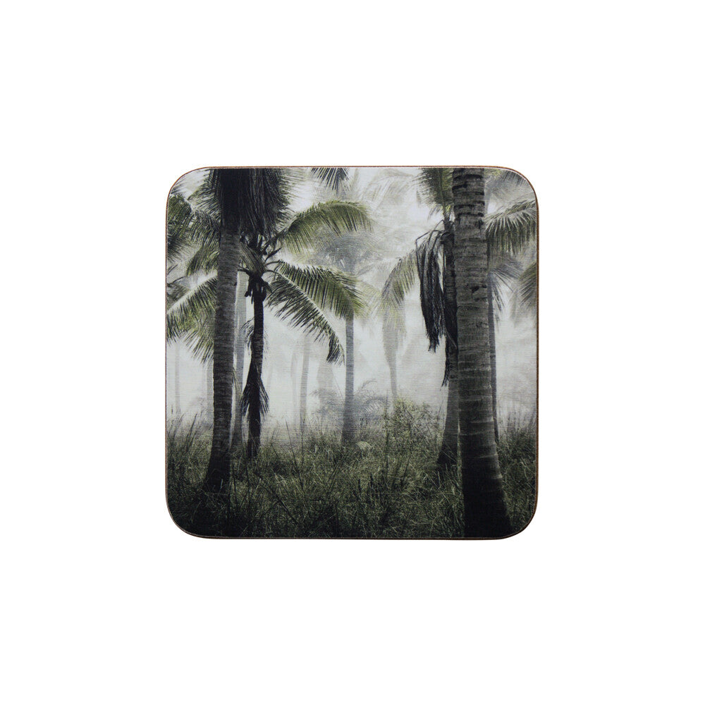 Onderzetters set met jungle in mist print – Mars & More