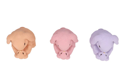 Rabbit Sculpture in Pastel – Mother with Young