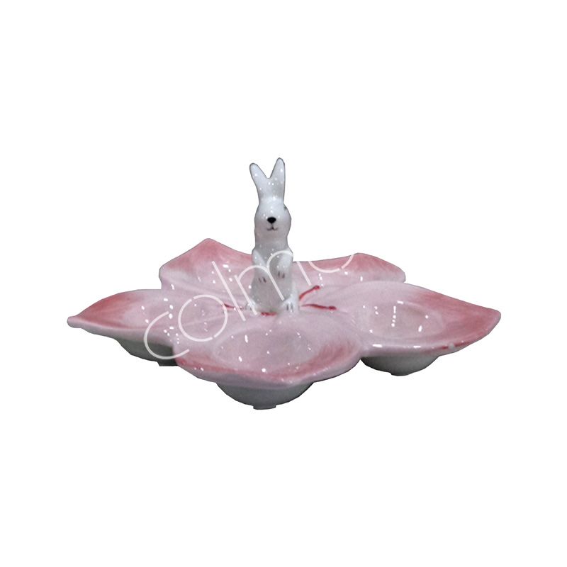 Eierschaal Konijn Roze – Paasdecoratie