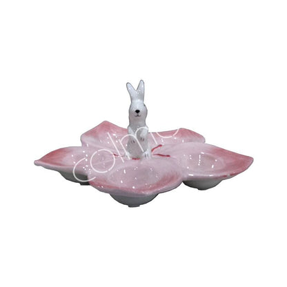 Eierschaal Konijn Roze – Paasdecoratie