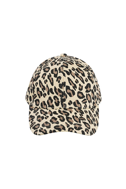 Panthera Baseball Cap – Leopardenmuster Beige oder Braun