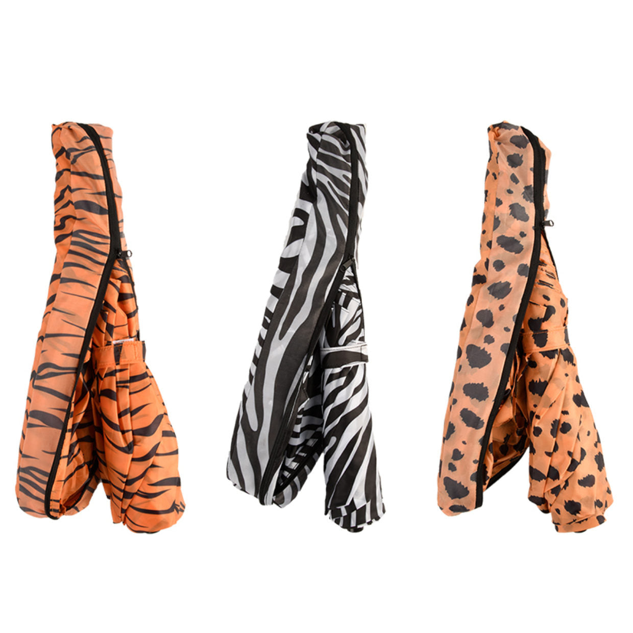 2-in-1 Animal Print Tasche &amp; Regenschirm – 3 Varianten