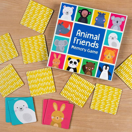 Dieren memory spel met 24 kleurrijke kaartjes – educatief kinderspel