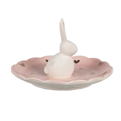 Bowl with Rabbit and Hearts