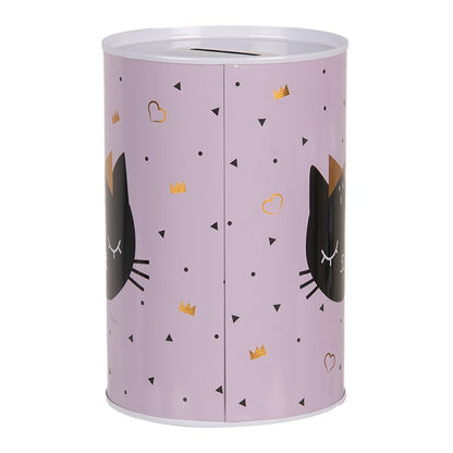 Spaarpot Kat Roze – Ø 10 × 15 cm
