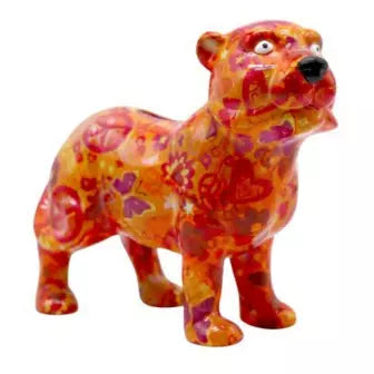 Kleurrijke spaarpot tijger Thomas van Pomme Pidou – Love & Peace design
