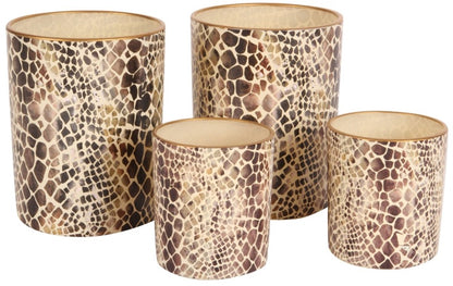 Croco Mosaic Tea Light Holder – 2 Sizes