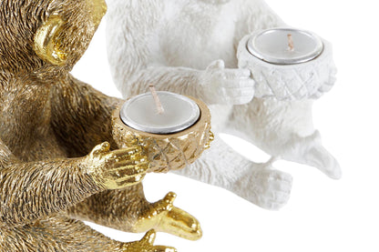 Aap Theelichthouder – Goud of Wit – Mini Waxinelichtje