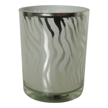 Teelichthalter aus Glas „Zebra“ – 2 Größen