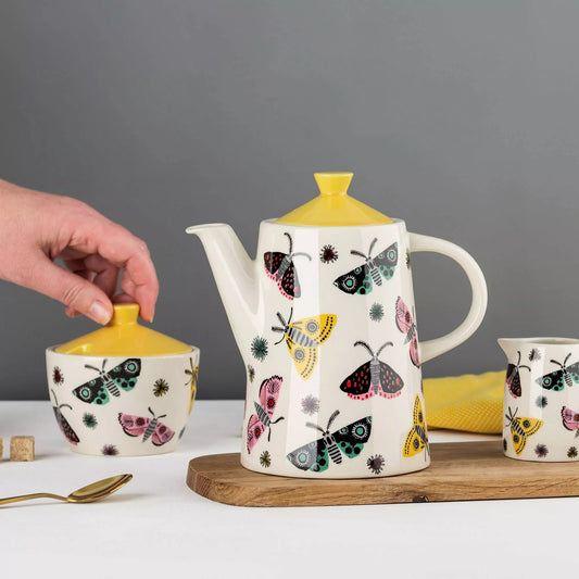 Unieke theepot met vlinders van Hannah Turner – keramiek 1,2 liter