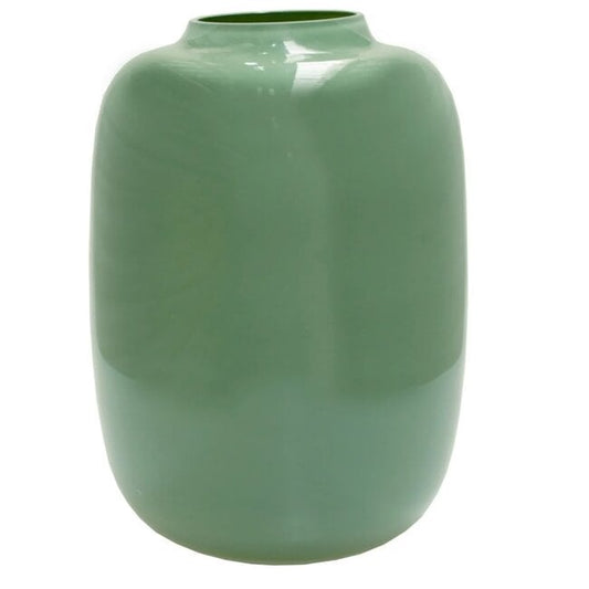 Pastel groene glazen Artic vaas van Vase The World – luxe woonaccessoire