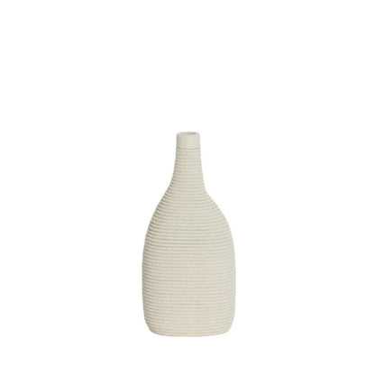 Youna Vase Creme – Mit oder ohne Blumen