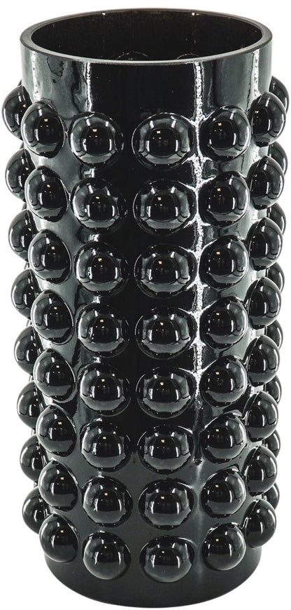 Schwarze Glasvase – Modernes und schickes Design