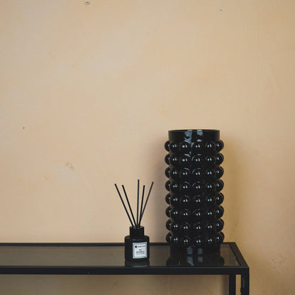 Schwarze Glasvase – Modernes und schickes Design