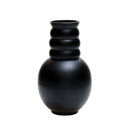 Amarga vaas zwart metaal – modern en tijdloos design van Vase The World