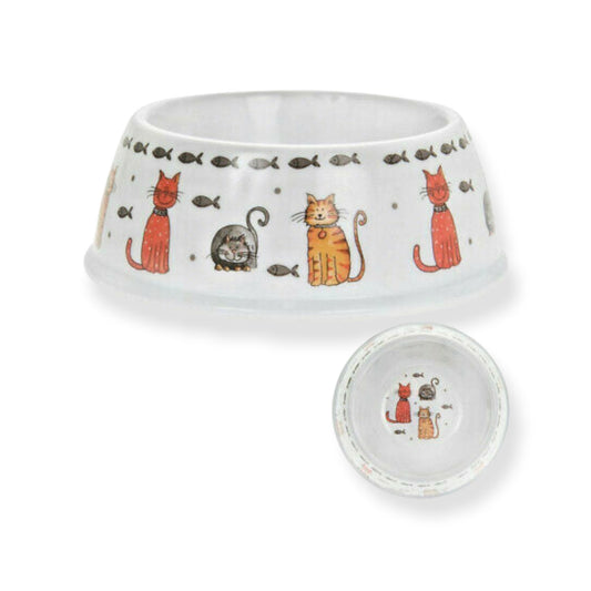 Voerbak kattenprint van Lesser & Pavey – Leonardo’s Little Stars collectie