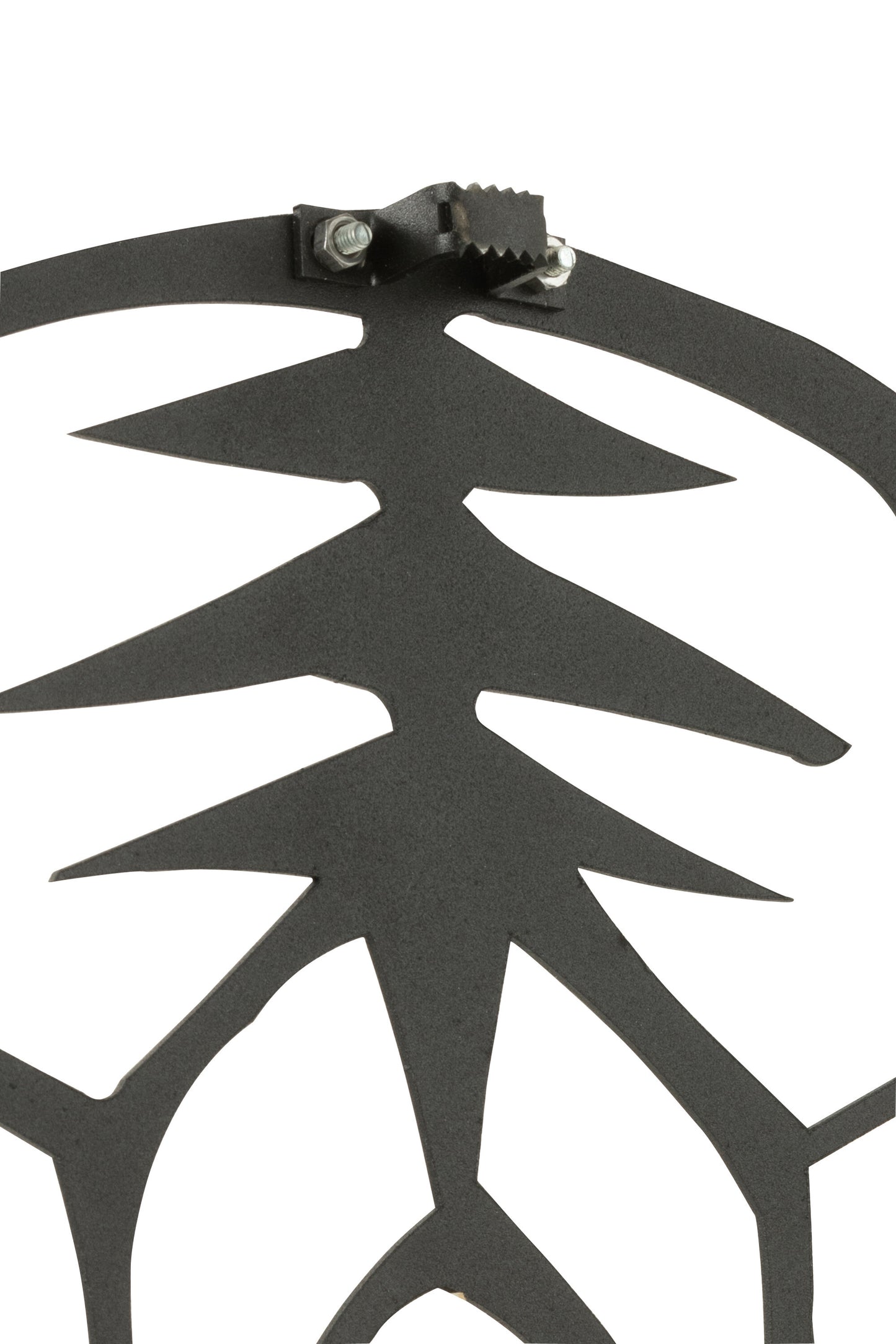 Tiger Head Wall Decoration Black Metal – 48.5 cm