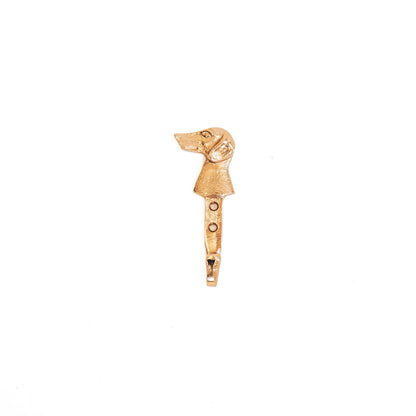 Wall Hook Dog Gold – Aluminum Wall Decoration