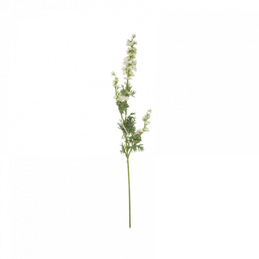Witte zijden Delphinium Colmore – kunstbloem 82 cm realistisch en elegant