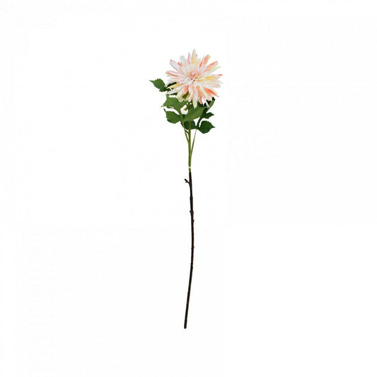 Peach zijden Dahlia Colmore – kunstbloem 78 cm elegant en realistisch
