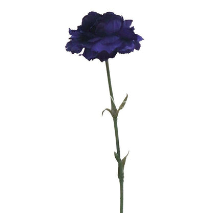 Donkerpaarse zijden anjer Colmore – kunstbloem 60 cm luxe en realistisch