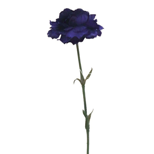 Donkerpaarse zijden anjer Colmore – kunstbloem 60 cm luxe en realistisch