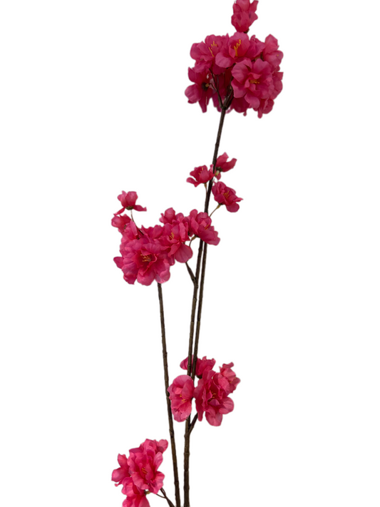 Zijdenbloem fuchsia bloesem – kunstbloem 84 cm