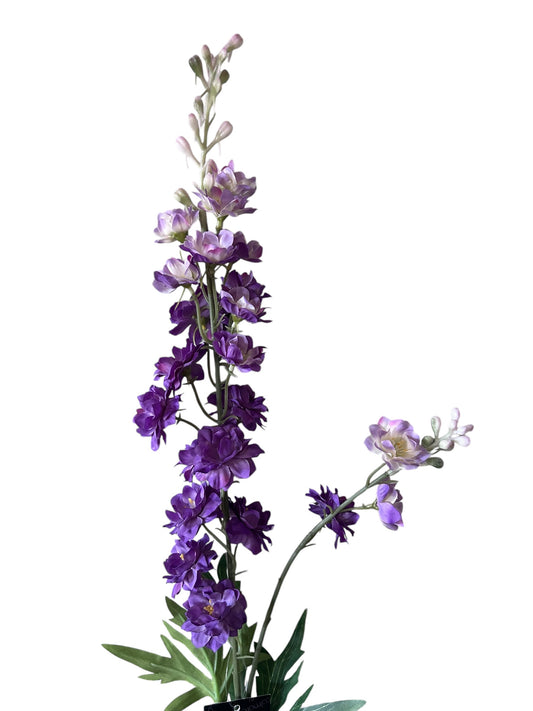 Colmore zijdenbloem Delphinium paars-lila 85 cm – Krokomingo