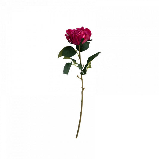 Rode zijden roos Colmore – kunstbloem 51 cm realistisch en stijlvol