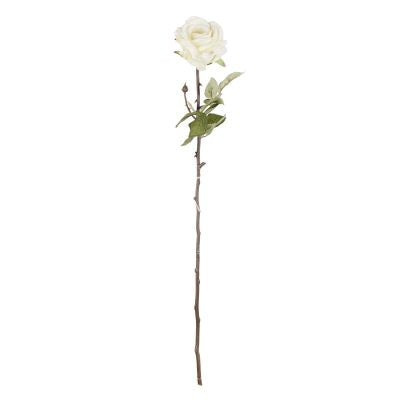 Colmore zijdenbloem witte roos 76 cm – Krokomingo