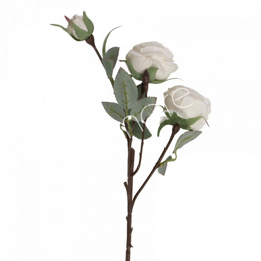 Colmore zijdenbloem witte rozen 51 cm – Krokomingo