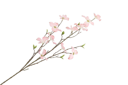 Zijdenbloem lichtroze kornoelje 105 cm – Krokomingo